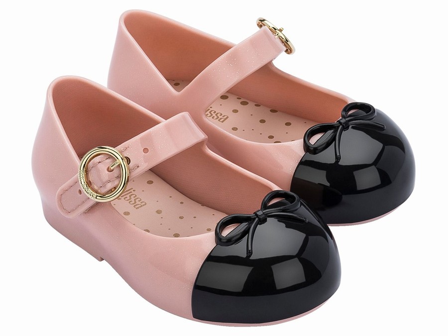Bailarinas Mini Melissa Sweet Love Toe Cap Pale Bebe - Rosas - Argentina PNQ-364208